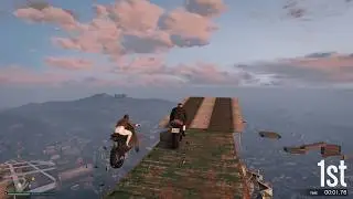 GTA V Online Motorbike Parkour