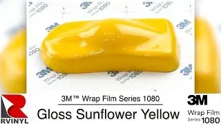 3M&trade; Wrap Film Series 1080 - Gloss Sunflower Yellow