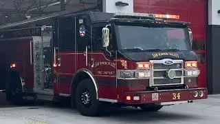 San Ramon Valley Fire Dept. Engine 34 Responding
