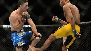 UFC 168 Anderson Silva Leg Broken (possible Retirement?)
