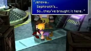 Final Fantasy VII - Cloud Sees Jenova At Shinra HQ