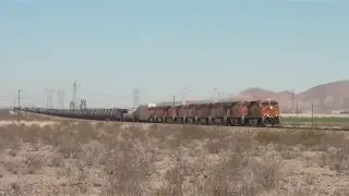 BNSF Transcon Amboy CA to Minneola CA - July 2016