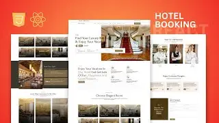 Built a Responsive Hotel Booking Website with React JS | Source Code