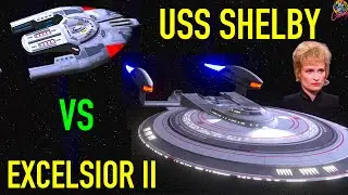 Viewer Request - Cobra Class VS Excelsior 2.0 - Both Sides - Star Trek Starship Battles.