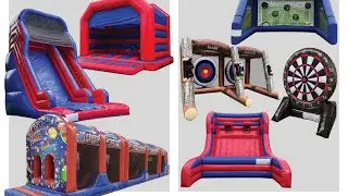 Adrenaline Plus Package &bull; 75ft Assault Course + Events Mega Slide + Events Bouncy Castle + 2x Games