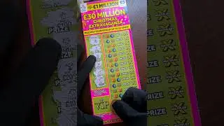 Scratching Chrimbo &pound;5 Scratch Card day 116 #scratchcards #scratching #lotto  #lottery #ticket #Lucky