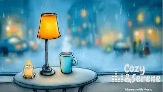Rainy Evening Cafe ☕🕯️ | Peaceful Lo-Fi Beats for Study, Reading & Deep Focus