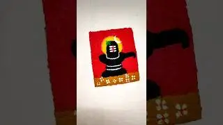 Texture Art Of Shiva #shorts #shivling #art #shiva #painting #youtubeshorts