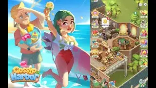 Gossip Harbor : Merge Game /🍰☕️ Day 168  Level  146-147  Part 168 🥖🍞    #gossip #merge