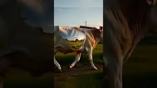 Invisible Mirror Cow | Realistic Cow Reflection Illusion