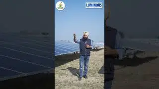 Green Energy & Organics Commissioned 3+3 MW Solar Plants in Rajasthan 🌞 | Luminous On/Off-Grid Power