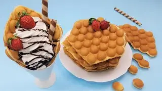 Reteta pe care o poti transforma intr-o afacere - Gofre pufoase cu buline / Bubble waffle