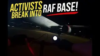 Pro-Palestinian Activists Breach RAF Base, Damage Aircraft at Night