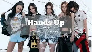 Hands Up - Meovv (karaoke with backtrack) lyrics / Rom
