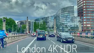 London HDR Drive Chelsea Bridge to Bermondsey Station | London Car Drive