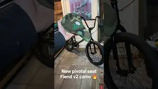 New Fiend Reynolds V2 Camo seat Install, shout out to Soulcycle bmx #bmx #wethepeople #custombmx