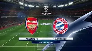 Arsenal FC vs FC Bayern M&uuml;nchen ᴴᴰ 07/03/2017 | UEFA Champions League 2016/17 | PES 2017