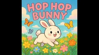 🐰 Hop Hop Bunny | Fun Animal Song for Toddlers | Giggle and Sing