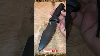 Lothar Knives Harpoon Fighter!  LOTHAR KA52 Survival Knife, D2 Blade Full Tang Fixed Blade