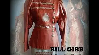BILL GIBB LEATHER JACKET (with skirt)