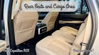 Ford Expedition Limited MAX 2024 года: задние сиденья и багажное отделение | Car Conversations