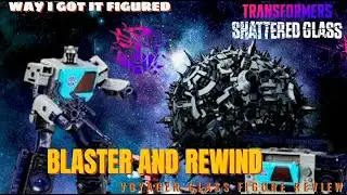 Transformers Shattered Glass Autobot Blaster and Autobot Rewind Review