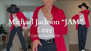 Michael Jackson JAM Choreography Tutorial [mirrored]