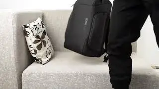 7277 BANGE Premium Quality Bag Backpack Anti Theft Water Repellent Fabric Laptop Bag USB Charging