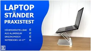 Laptop St&auml;nder h&ouml;henverstellbar, mit L&uuml;fter & ergonomisch - Test
