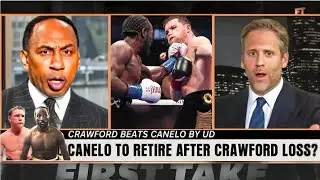 Stephen A Smith & Max Kellerman LIVE REACTION To Canelo Alvarez LOSS vs Terence Crawford