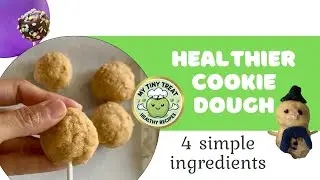1 Edible Cookie Dough, 4 Ways: Bites, Cake Pops, Snowmen & Cookies