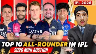 IPL 2026: Top 10 Dangerous All-ROUNDER In IPL Auction 🤯 #ipl2026 #ipl