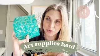 Art supply haul (spoiler alert: I loved it all!)