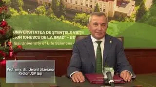 Mesaj aniversar TeleM Iași | Gerard Jităreanu, Rector USV Iași