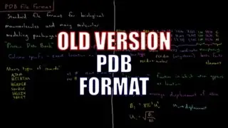 Computational Chemistry 1.2 - PDB File Format (Old Version)