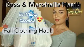 ROSS AND MARSHALLS HAUL 2022 | FALL CLOTHING TRY ON HAUL | So Many Goodies and Must Haves!