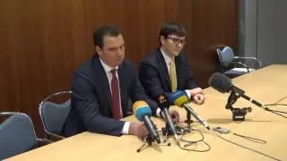 Брифинг Абромявичуса, Павленко и Пивоварского в Берлине