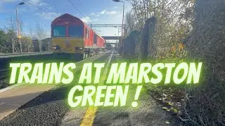 Marston Green Railway Station (MGN) (20/11/22) ft WCML diverts