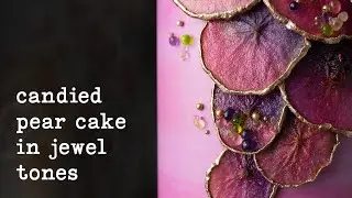 Stained Glass Pear Cake Instructions