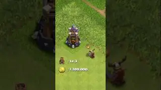 Upgrade Bomb Tower Level 1 to MAX (Clash of Clans) #shorts #coc #clashofclans