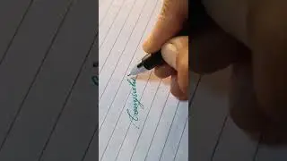 Congratulation #writing #trending #penmanship #cursivewriting #viral #shortsvideo #congratulations