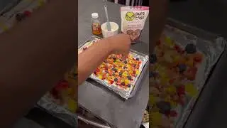 Frozen yogurt bites!  Who&rsquo;s trying this? #dessert #healthylifestyle #healthychoice #shortsyoutube