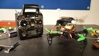 250 Hobbyking Mini Quad Test flight