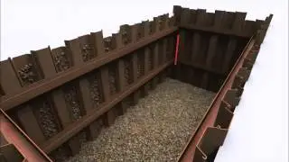 HABA MEGA undergroud waste compactor  installation