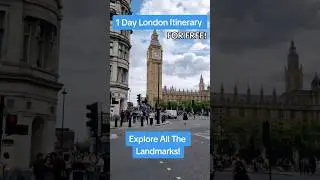 1 Day London Itinerary! Explore all the free landmarks.🇬🇧 #london #Itinerary #londonattractions