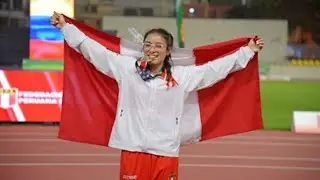 15 09 2023 Cayetana Chirinos gana medalla de Oro en el I Campeonato Iberoamericano de Atletismo U18