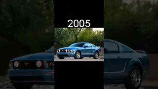 evolution of Ford Mustang #shorts #short #shortvideo #viral
