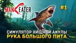 Симулятор хищной Акулы. Рука Большого Пита - Maneater #1 (Первый Взгляд)