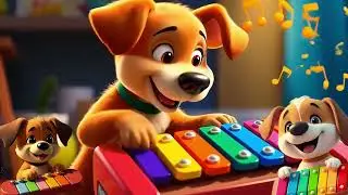 Color Paws - Woof Woof Woof 🐶(Official Lyrics) Music video for kids🎵❤