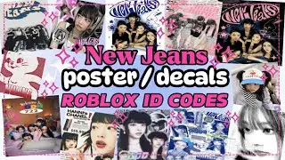 🎀 NEW JEANS Decal/Picture  id codes ♡ ||Roblox|| Faiyes codes